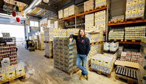– Ensimmäiset ravintolaerät tulivat paikalliseen myyntiin vappuna 2017, muistelee kuopiolaisen RPS Brewingin toimitusjohtaja Samuli Huuhtanen.  KUVA Matias Honkamaa