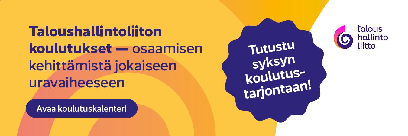 Tutustu koulutuksiin ja ilmoittaudu mukaan!