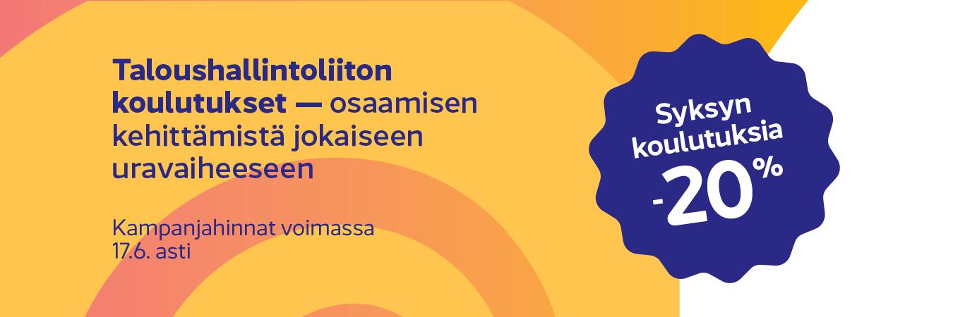 Kesäpäivät 2026 – Taloushallintoala. Mistä puhutaan – tai mistä pitäisi puhua.